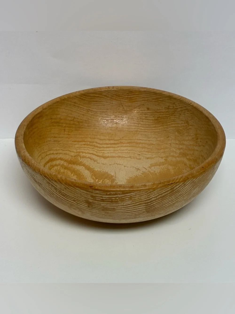 Vintage Wooden Serving Bowl